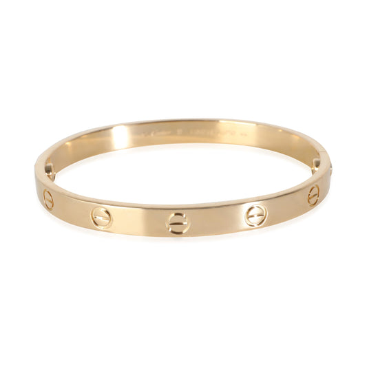 Cartier, Pre-Loved Love Bracelet, 17 in, Yellow Gold