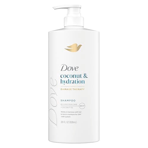 Dove Coconut & Hydration Shampoo for Dry Hair with Coconut Oil 28oz