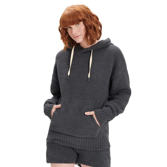 UGG Women's Asala Hoodie Sweatshirt, Obsidian, S