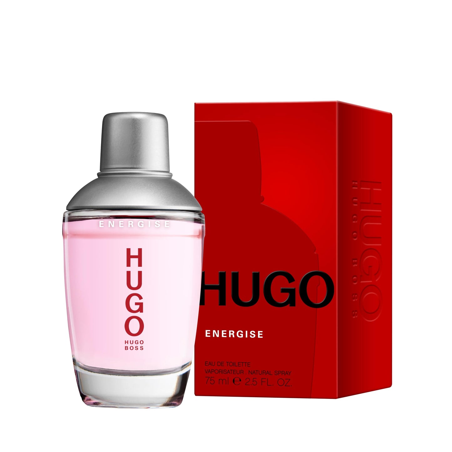Hugo Energise Eau de Toilette – Citrus Men's Cologne – With Notes of Mandarin, Pink Pepper, Juniper Berry, Wood & Suede – Luxury Perfumes for Men – Long Lasting Fragrance