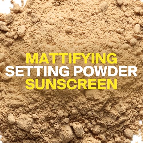 Supergoop! (Re) setting Face Powder SPF 35, Medium - Broad Spectrum Mineral Sunscreen - 0.15 oz - Shine Control, Matte Finishing, On-the-Go Sun Protection