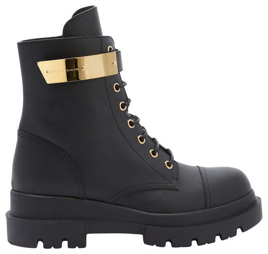 Giuseppe Zanotti, Phillis Boots Leather, 10, Black