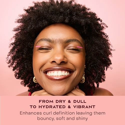 Shea Moisture Curl Enhancing Smoothie Hair Cream for Thick, Curly Hair Coconut and Hibiscus Sulfate Free and Paraben Free Curl Cream 20 oz