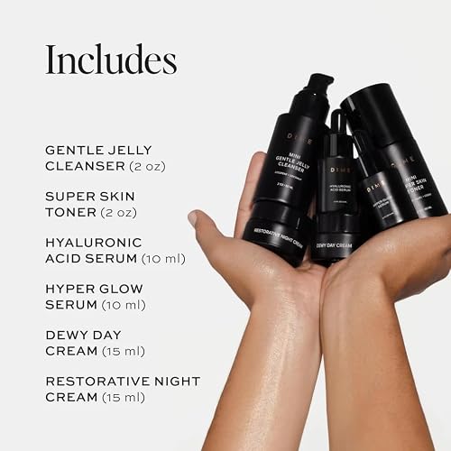 DIME Beauty The Works Discovery Set - 6-Piece Skincare Kit