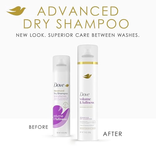 Dove Volume & Fullness Dry Shampoo, Volumizing for Flat Hair 7.3oz 1ct
