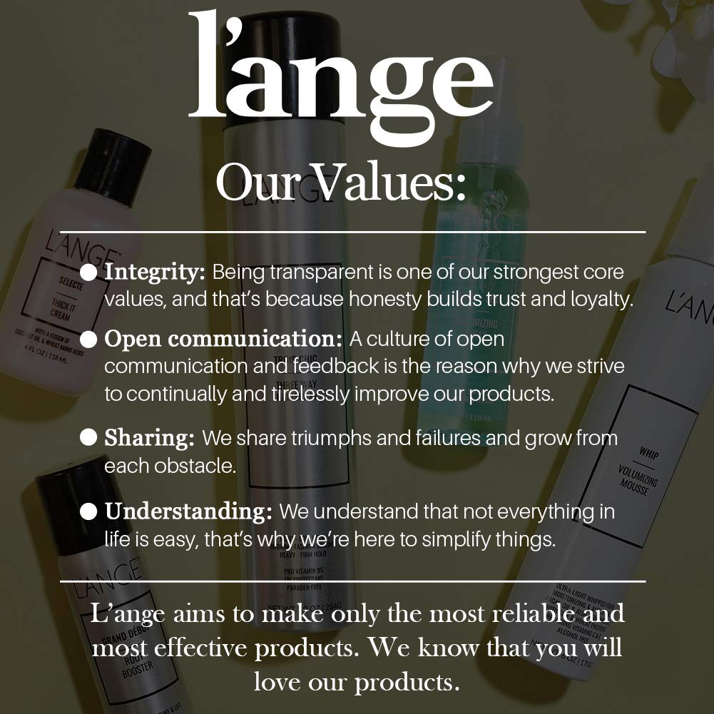 L'ANGE HAIR Selecte Thick It Cream | Lightweight Styling Cream for Thickness and Volume | Helps Add Texture, Body, and Definition | Free of parabens and sulfates