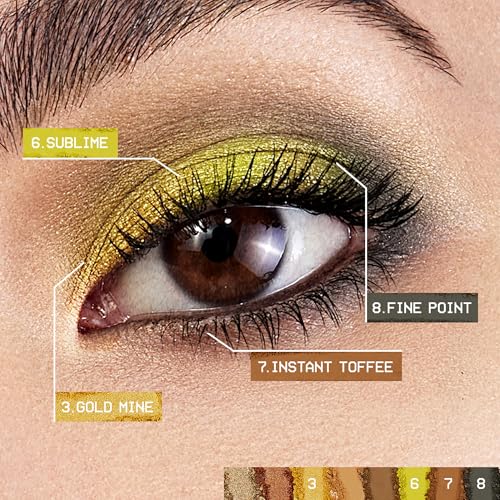 Smashbox Always On Mood Board Eye Shadow Palette | Long-Wearing Eye Shadow Palette For Every Mood | High Pigment + Shimmer Shades, 0.24 Ounce, Earthy Vibes