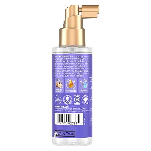 Shea Moisture Dandruff Treatment Instant Scalp Refresh Spray 4oz