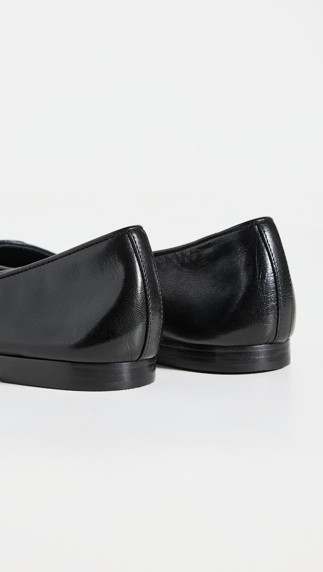 Tory Burch Women's Cap Toe Ballet Flats, Perfect Black, 9 Medium US