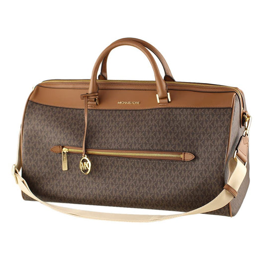 Michael Kors Extra Large Top Zip Duffle Bag, Brown, X-Large