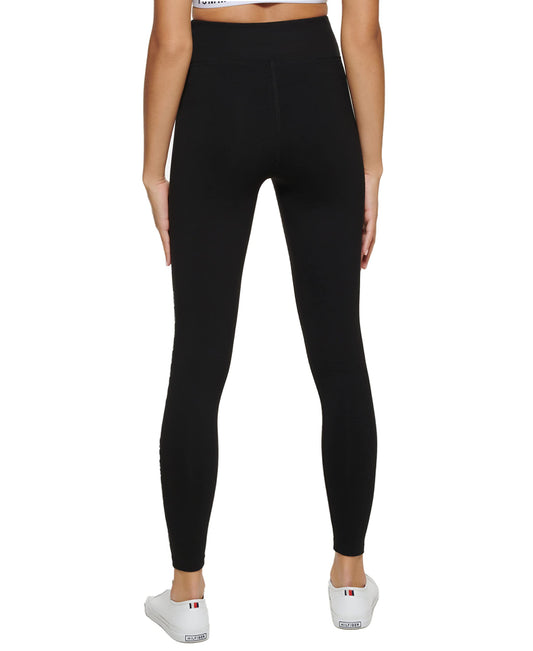 Tommy Hilfiger Women's High Rise Leggings, Deep Blue, Small