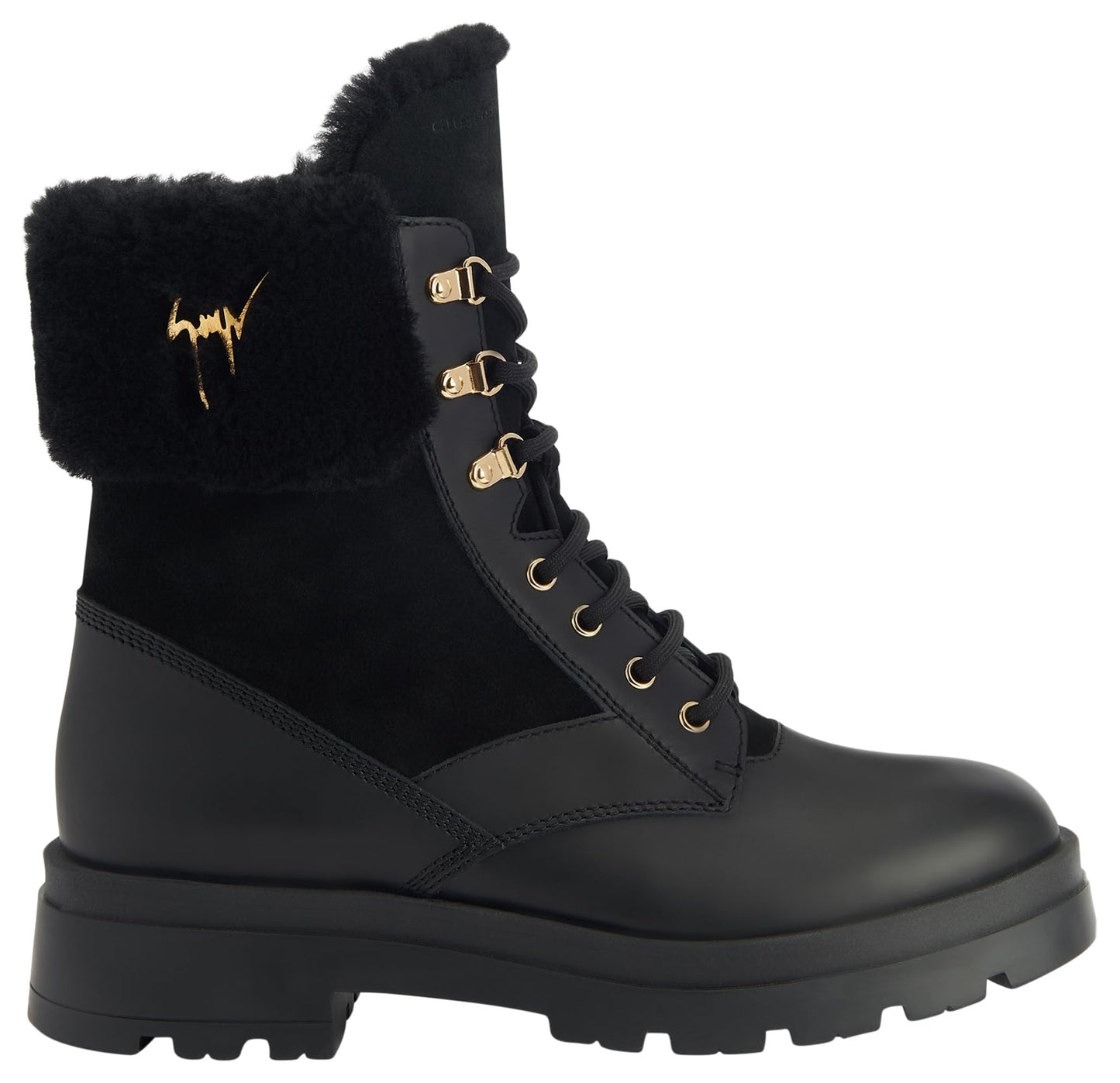 Giuseppe Zanotti, Jaure Leather Boots, 11.5, Black