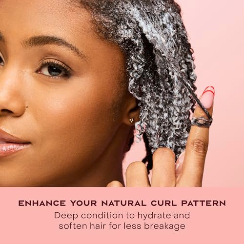 SheaMoisture Hair Mask Coconut & Hibiscus for Dry Curls Hair Mask with Shea Butter 11.5 oz