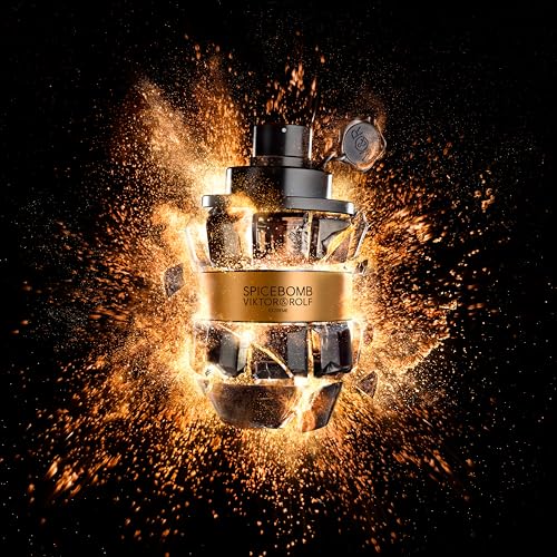 Viktor&Rolf - Spicebomb Extreme Eau de Parfum - Woody & Spicy - Cologne for Men - With Notes of Amber & Vanilla - 1.7 Fl Oz