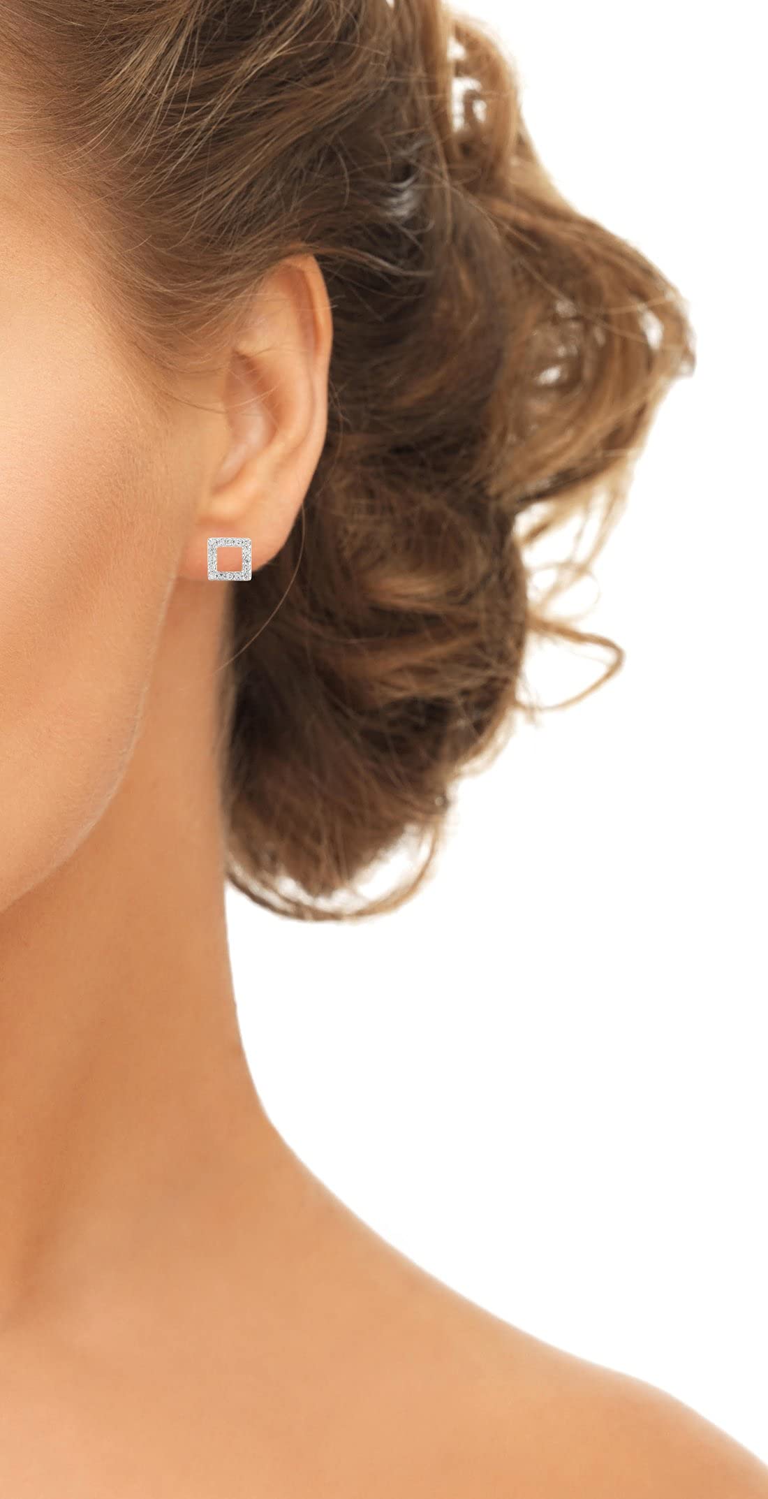 Mateo New York, Mini Dia Stud, Square