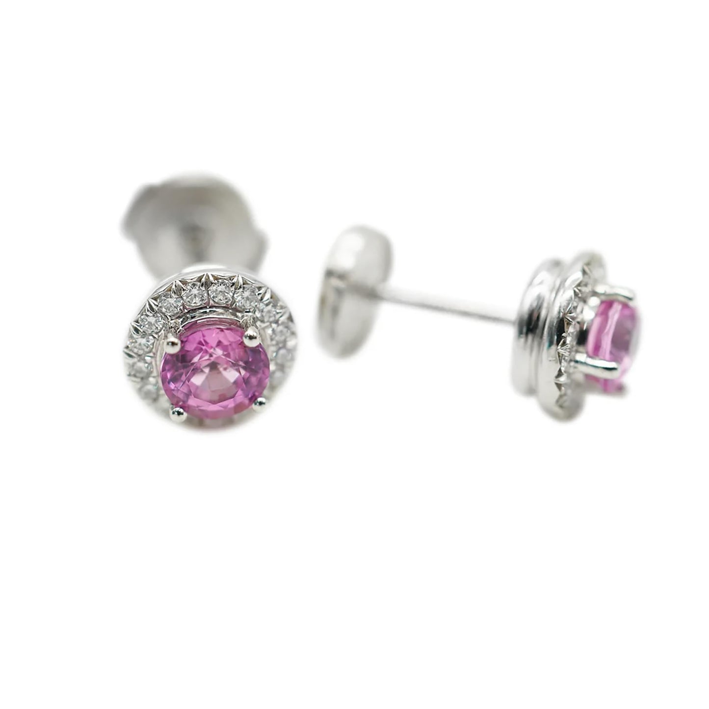 Tiffany & Co., Pre-Loved Soleste Earrings, 8.5 mm, Platinum