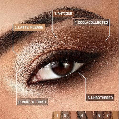 Smashbox Always On Mood Board Eye Shadow Palette | Long-Wearing Eye Shadow Palette For Every Mood | High Pigment + Shimmer Shades, 0.24 Ounce, Cozy Vibes