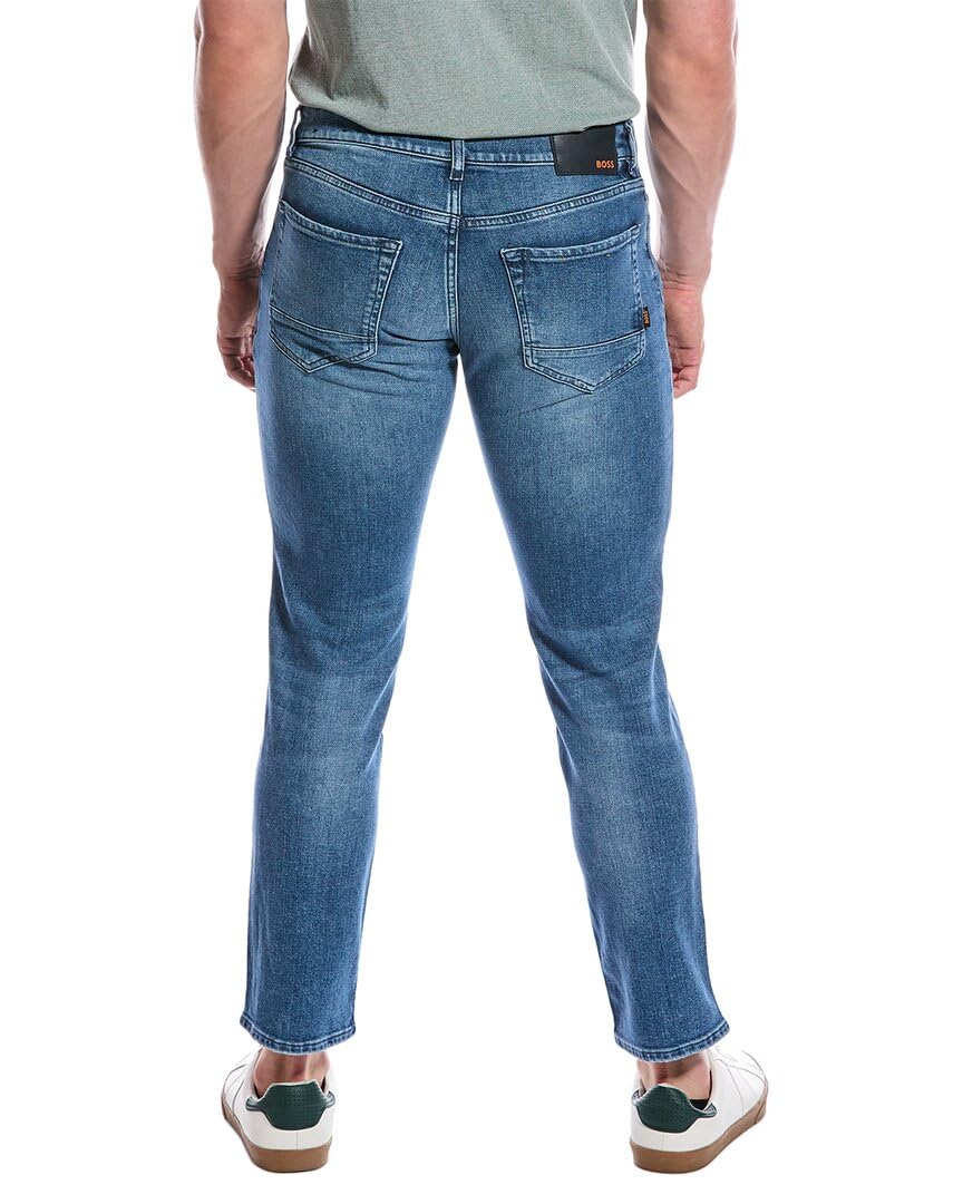 BOSS Maine Regular Fit Stretch Denim Jeans