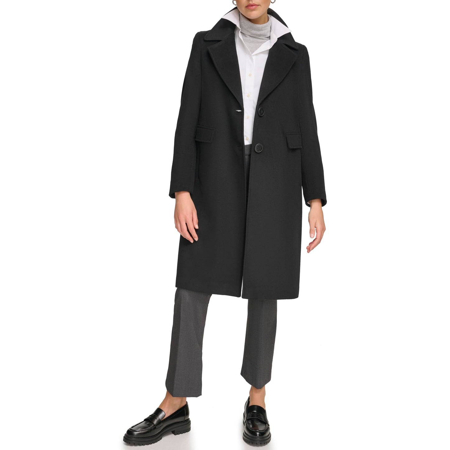 Calvin Klein Women's Outerwear Jacket,Black,4