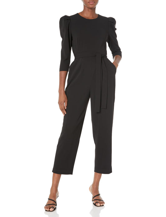 Calvin Klein Women's Dresses Jumpsuit,Black,14