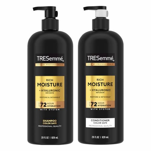 TRESemmé Rich Moisture Hydrating Shampoo & Conditioner Set 28 oz 2 Pack