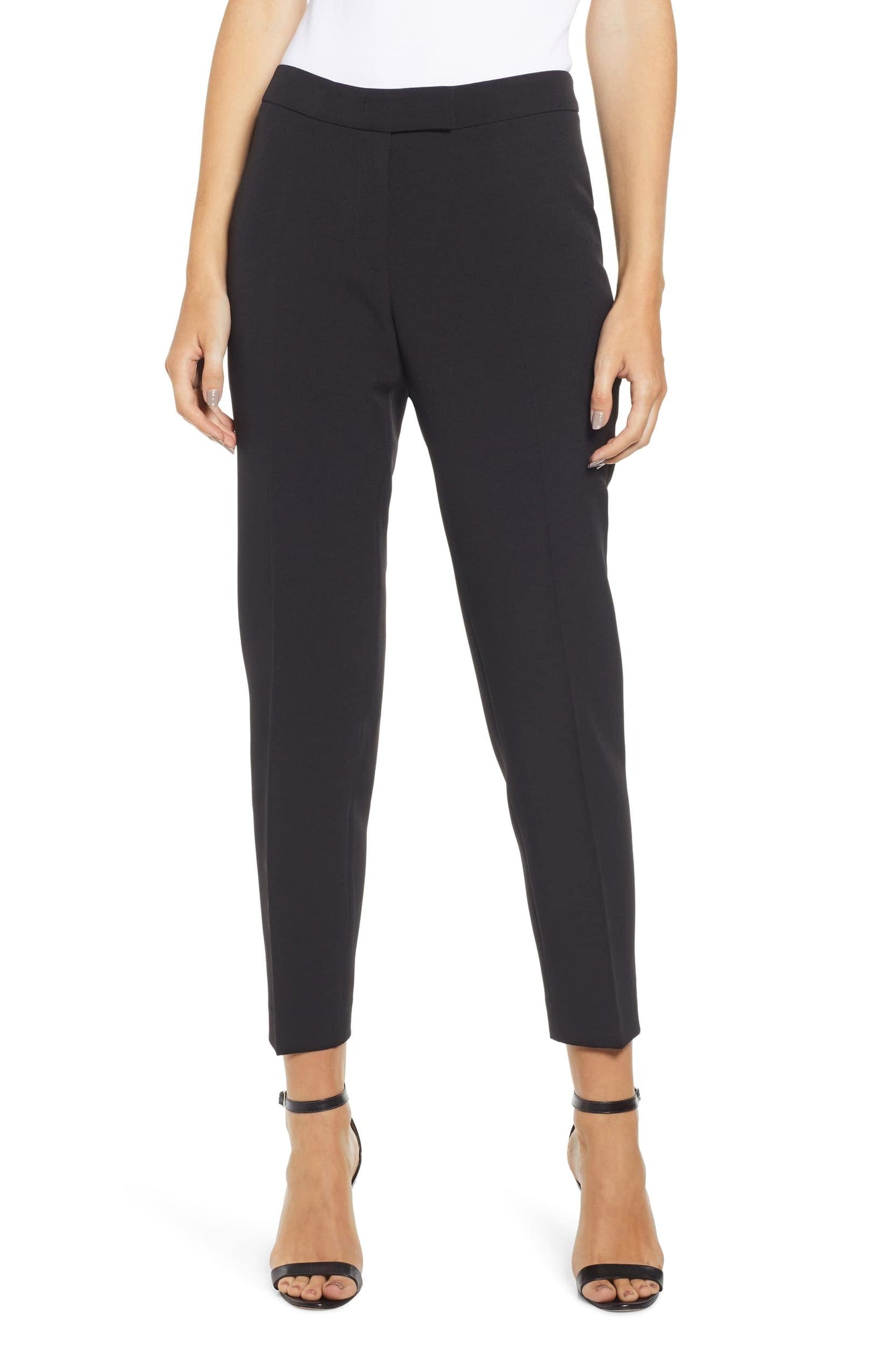 Anne Klein Women's Straight Leg Pant, Anne Black, 8