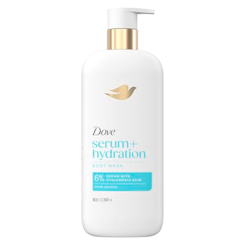 Dove Serum Body Wash Hydration Boost with Hyaluronic Acid, 18.5 oz