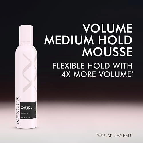 Nexxus Volume Mousse Medium Hold Frizz Control & Shine 10.6 oz