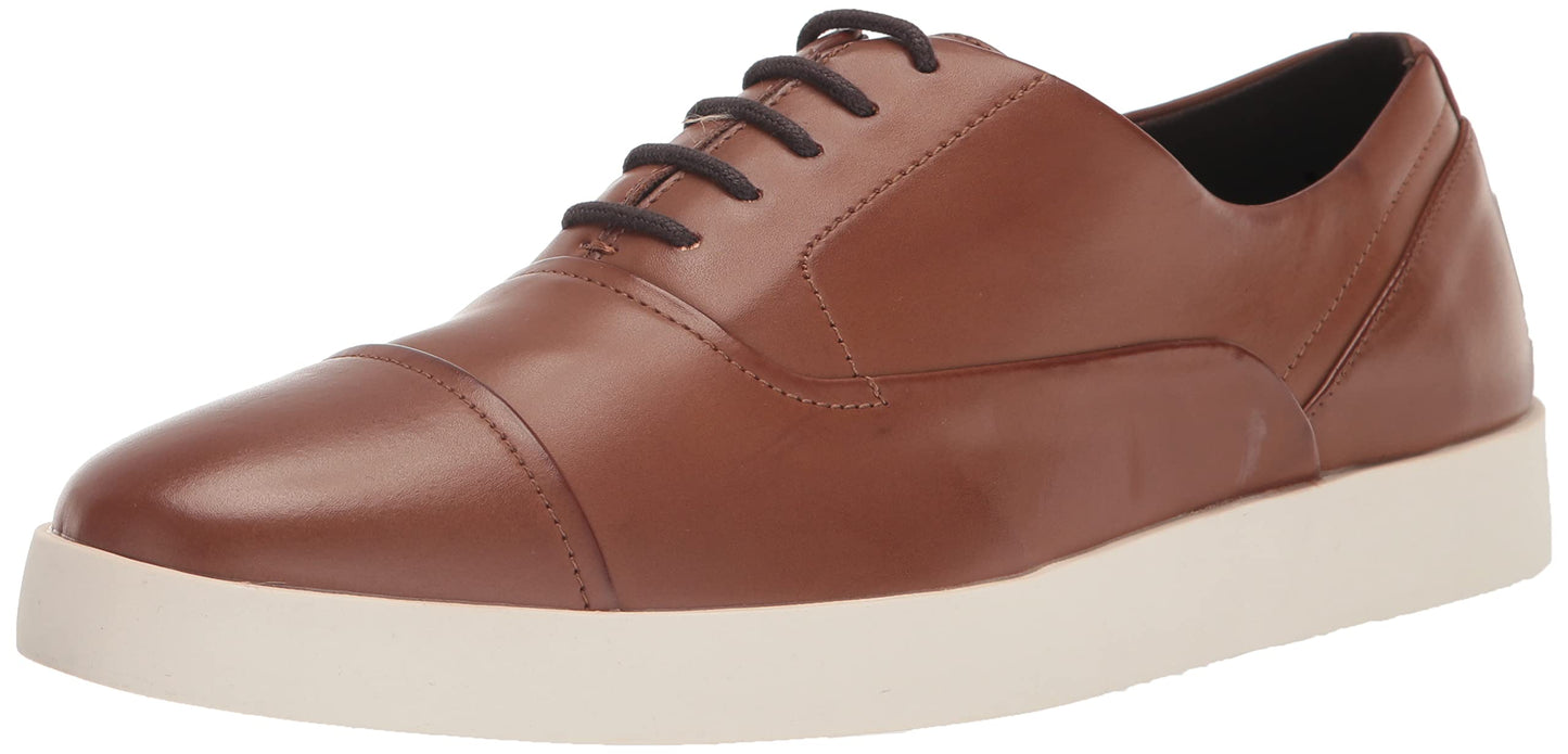 Calvin Klein Men's Elijah2 Oxford, Brown, 10