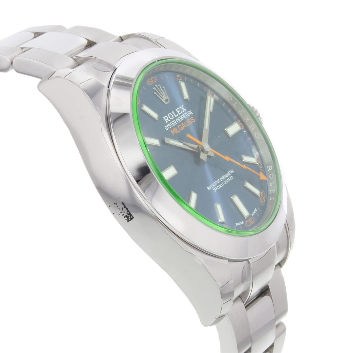 Rolex Milgauss 40 Blue Dial Stainless Steel Men's Watch 116400gv