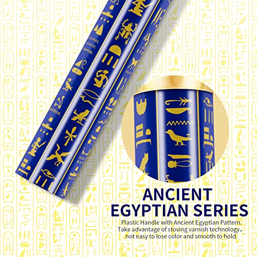 docolor Makeup Brush Set 19cs -Ancient Egyptian Series, Luxe Design