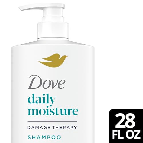 Dove Daily Moisture Shampoo for Dry Hair with Hyaluronic Serum 28oz