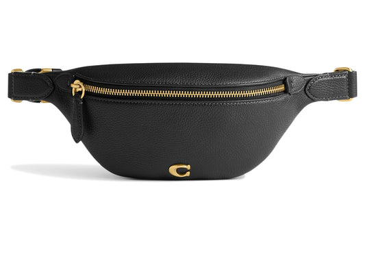 COACH Women's Essential Belt Bag, B4/BLACK, Large