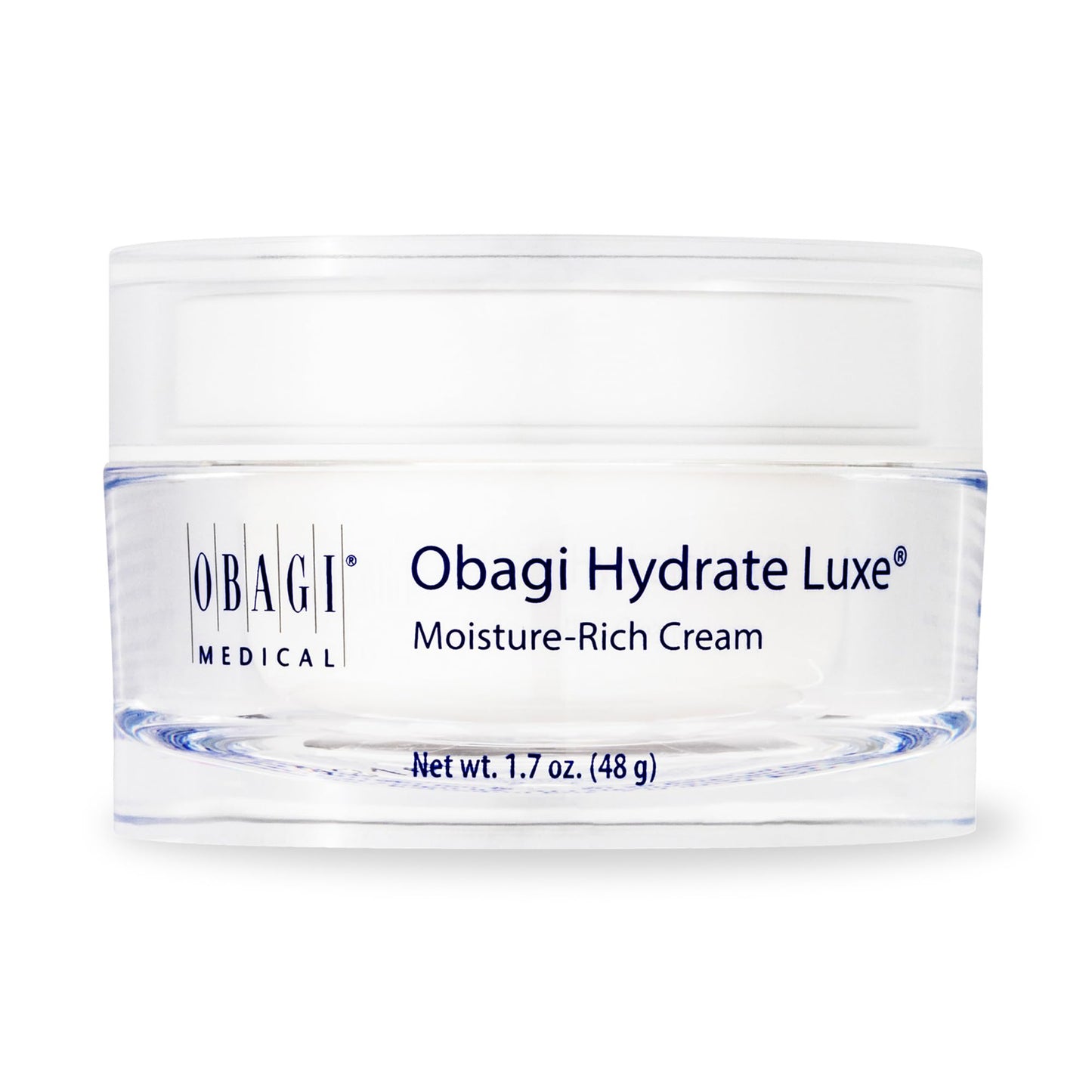 Obagi Hydrate Luxe Ultra-Rich Facial Moisturizer – Non-Comedogenic with Tara Seed Extract and Shea Butter – Intensive Night Face Cream for Dry, Sensitive or Aging Skin – 1.7 oz