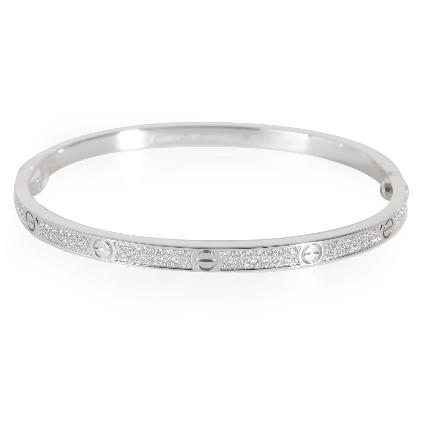 Cartier, Pre-Loved Love Bracelet, 16 cm, White Gold