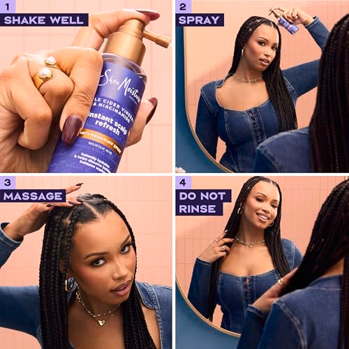Shea Moisture Dandruff Treatment Instant Scalp Refresh Spray 4oz