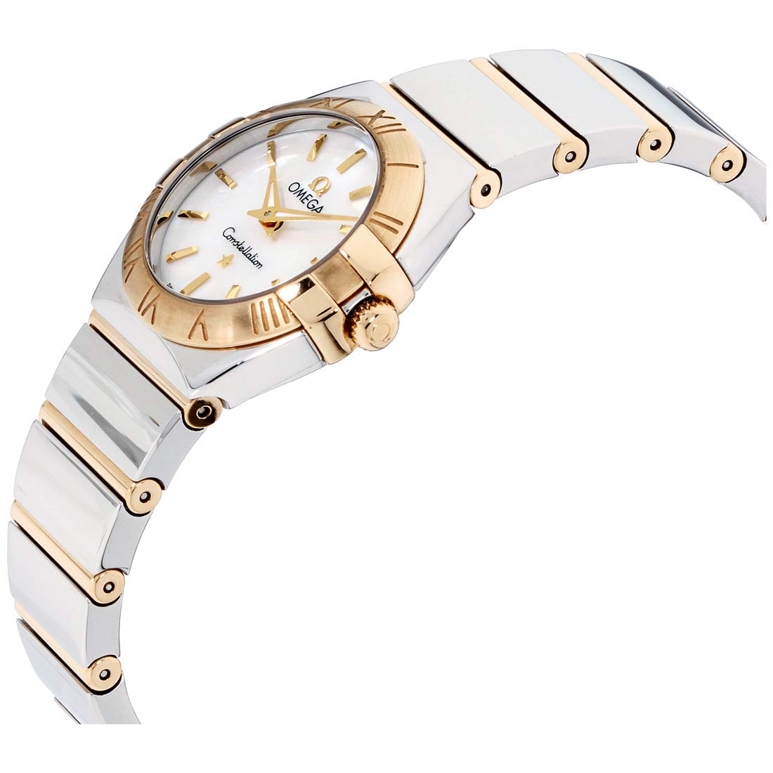 Omega Constellation Mother of Pearl Dial Stainless Steel and Gold Ladies Watch 123.20.24.60.05.004