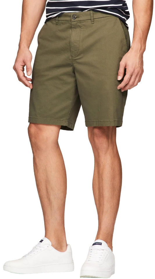 Tommy Hilfiger Men's Regular Fit 9" Tommy Short, ArmyGreen, 34