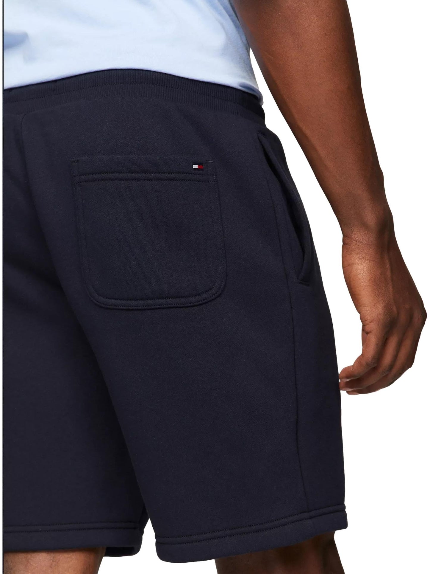 Tommy Hilfiger Men's Embroidered Tommy Logo Sweatshort, Navy, L