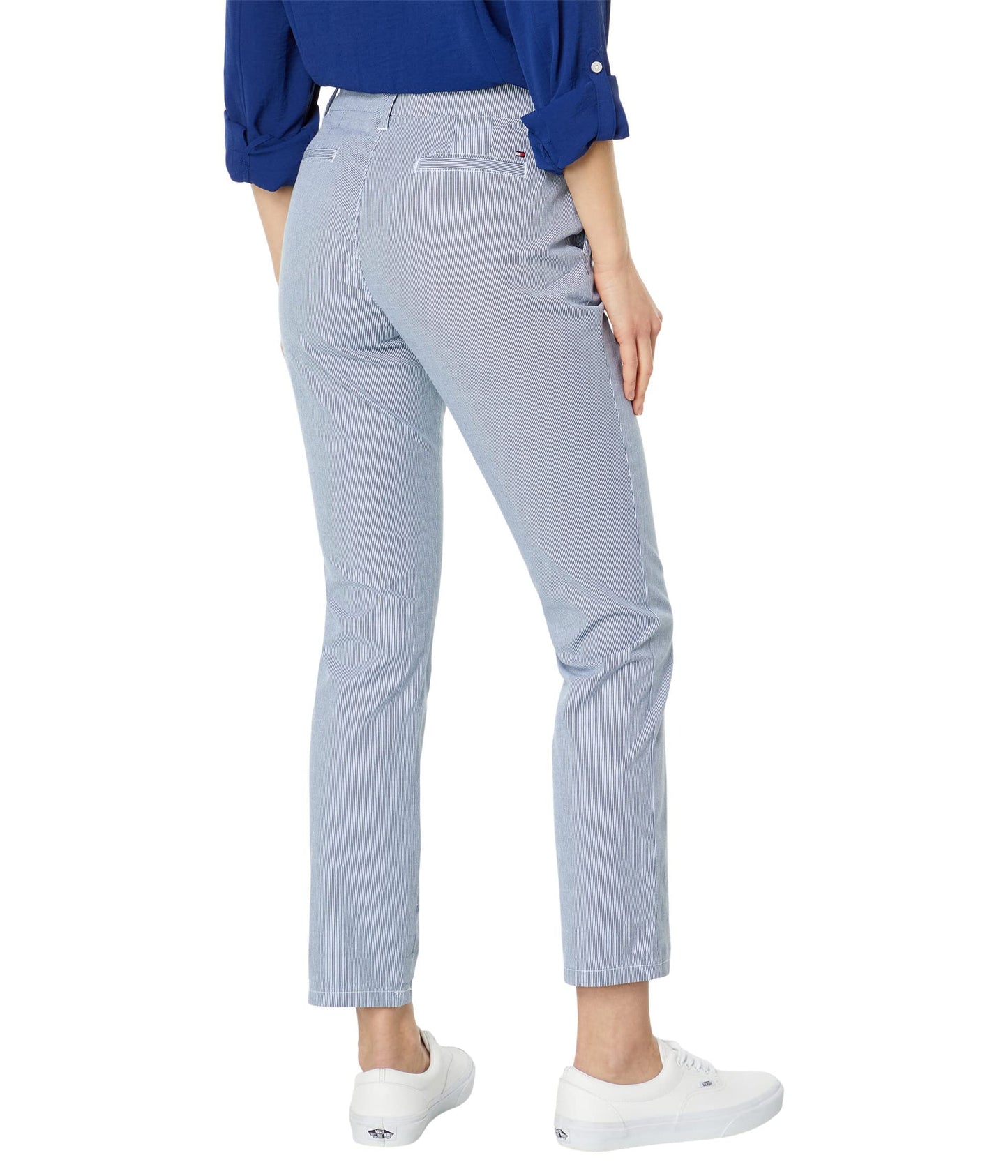 Tommy Hilfiger Hampton Chino Stripe Pants Blue/White 10