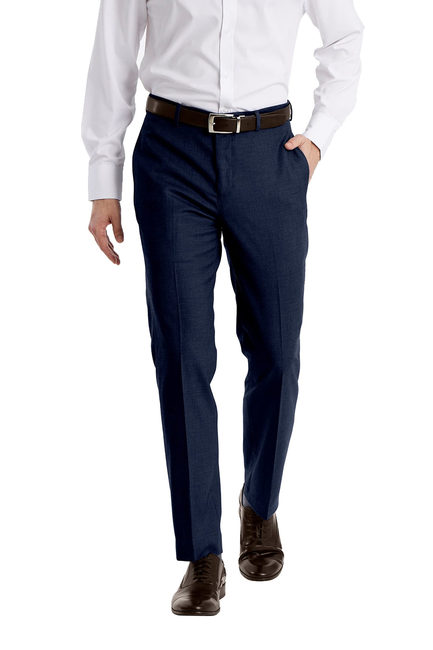 Calvin Klein Men's Slim Fit Suit Separates, Solid Medium Blue, 32W x 30L