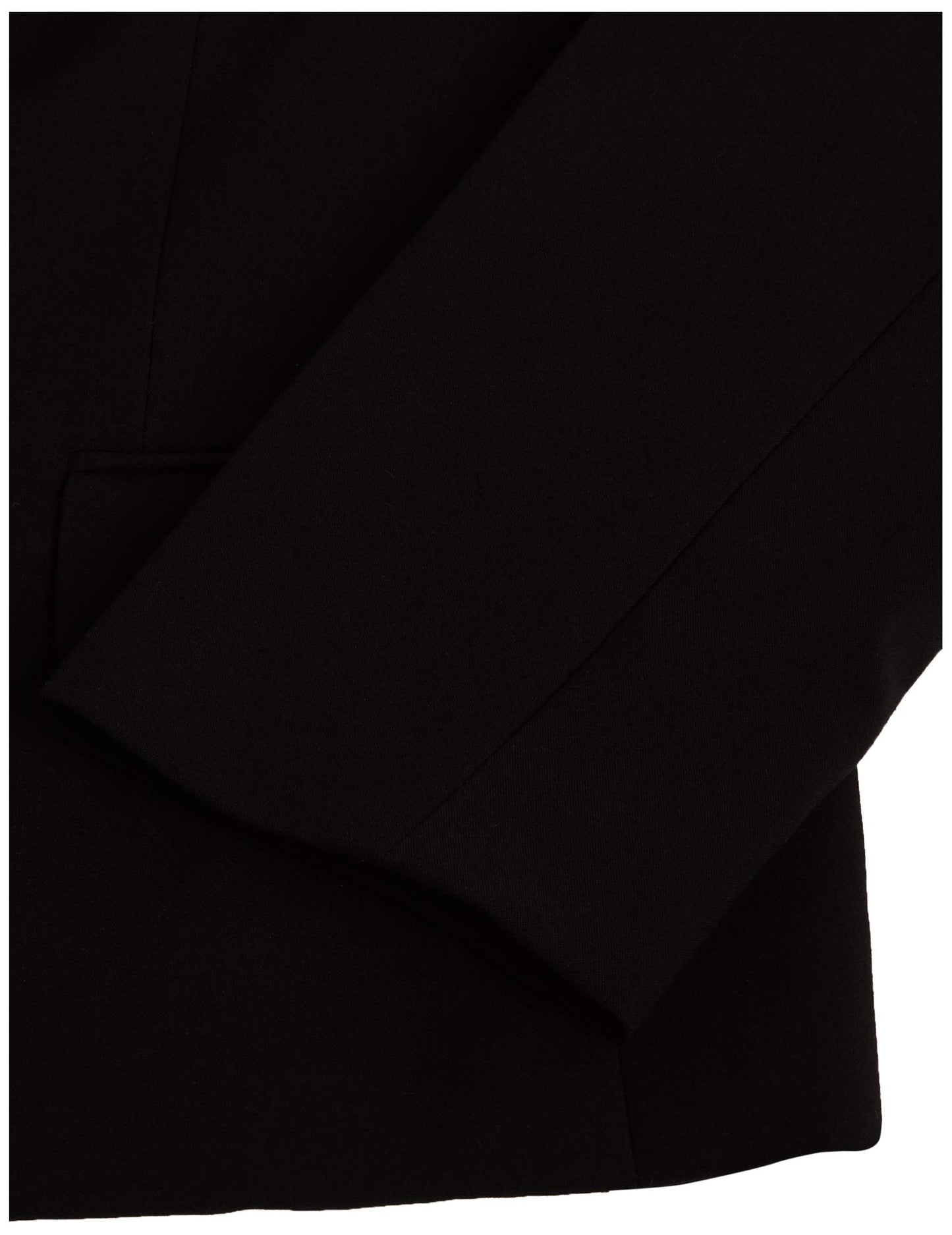 Calvin Klein Women's Two Button Lux Suit Blazer, Black, 12