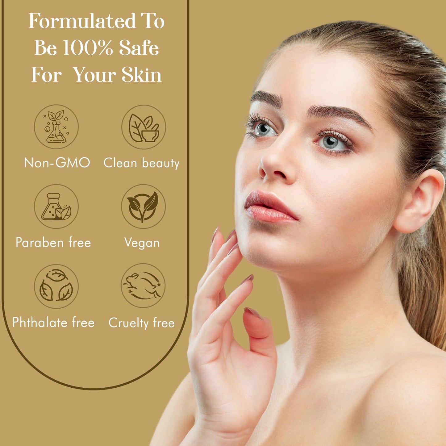 Clear Beauty 24K Gold and Collagen Night Face Moisturizer - Reduces Age Spots, Fine Lines & Wrinkles, Lifting & Firming Night Cream - Cruelty Free Korean Skin Care For All Skin Types