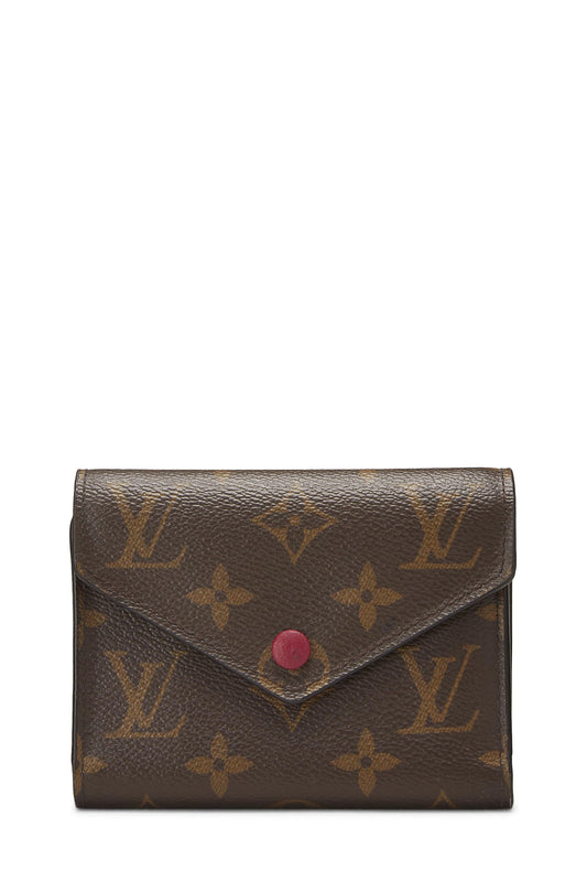 Louis Vuitton, Pre-Loved Monogram Canvas Victorine Wallet, Pink