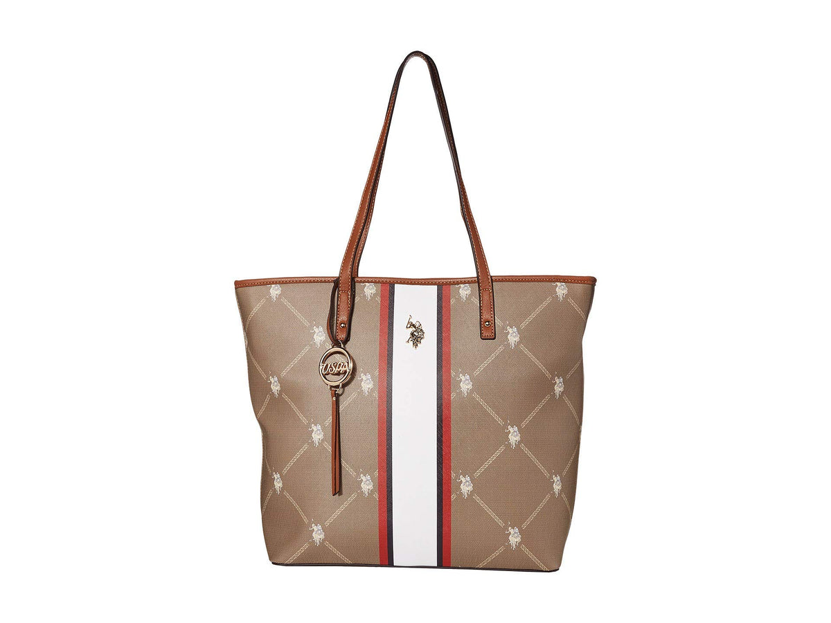 U.S. Polo Assn. Signature Tote Khaki One Size