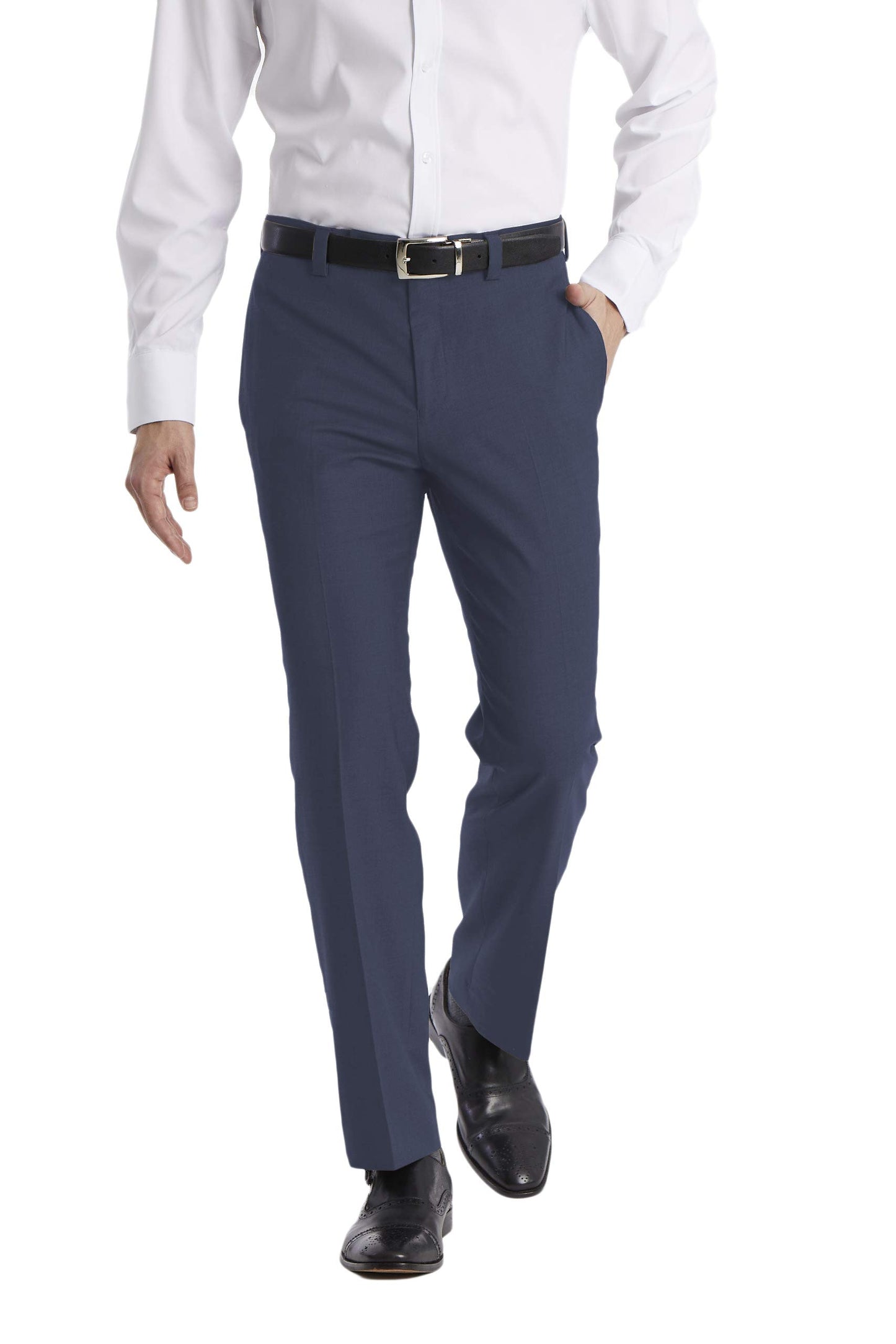Calvin Klein Men's Modern Fit Dress Pant Dark Blue