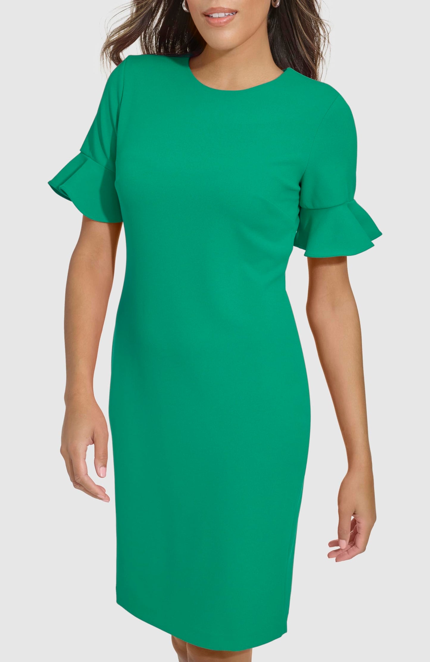 Calvin Klein Women's Dresses Sheath Dress,Meadow,8