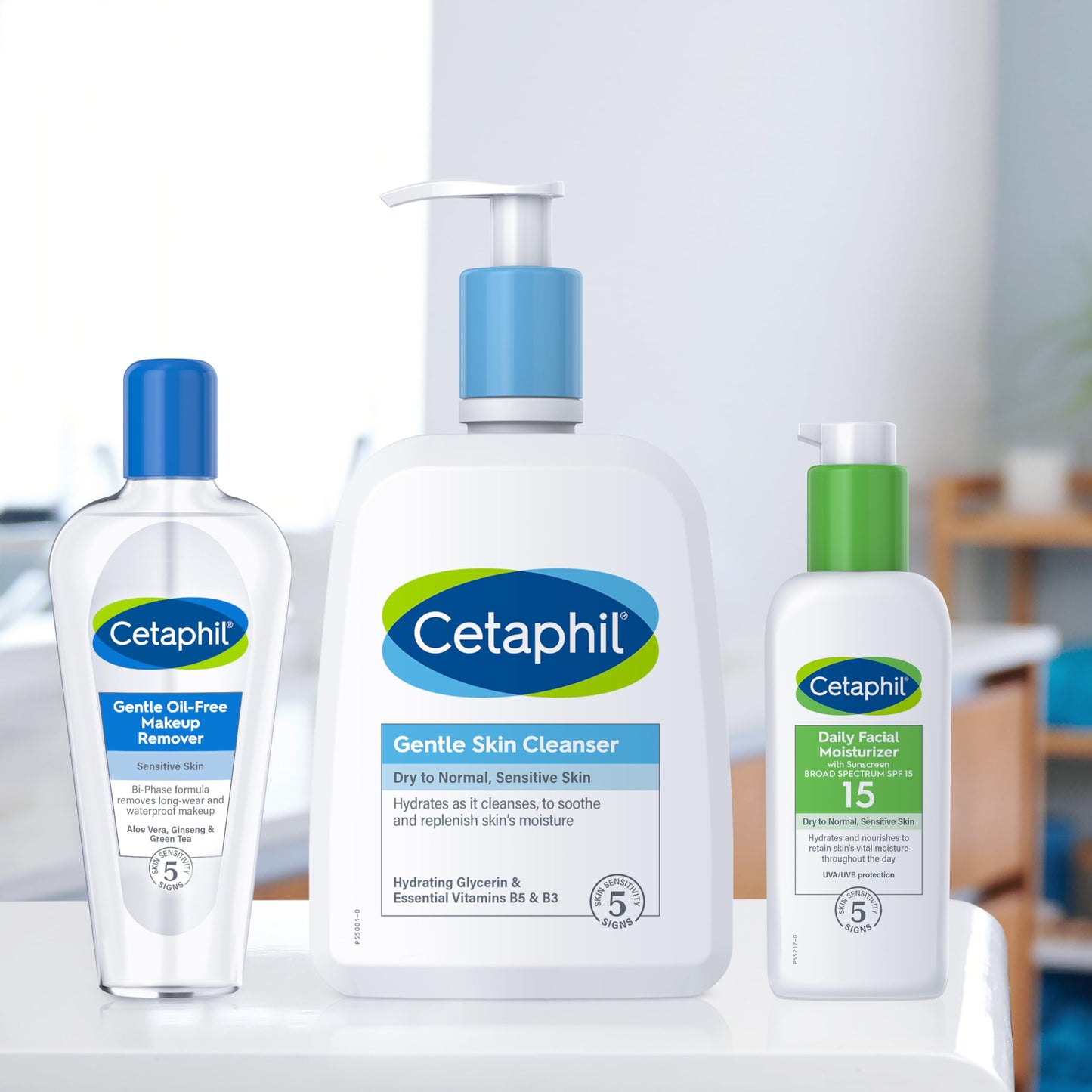Cetaphil Gentle Waterproof Makeup Remover, Mother's Day Gifts, Oil-Free Formula Suitable for Sensitive Skin, 6.0 Fluid Ounce