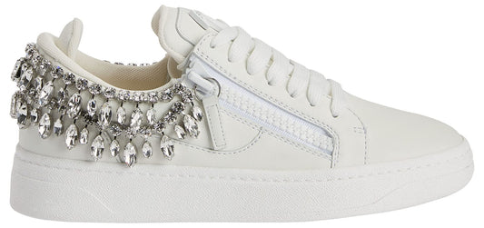 Giuseppe Zanotti, Gz94 Low-Top Sneakers Leather, 5, White