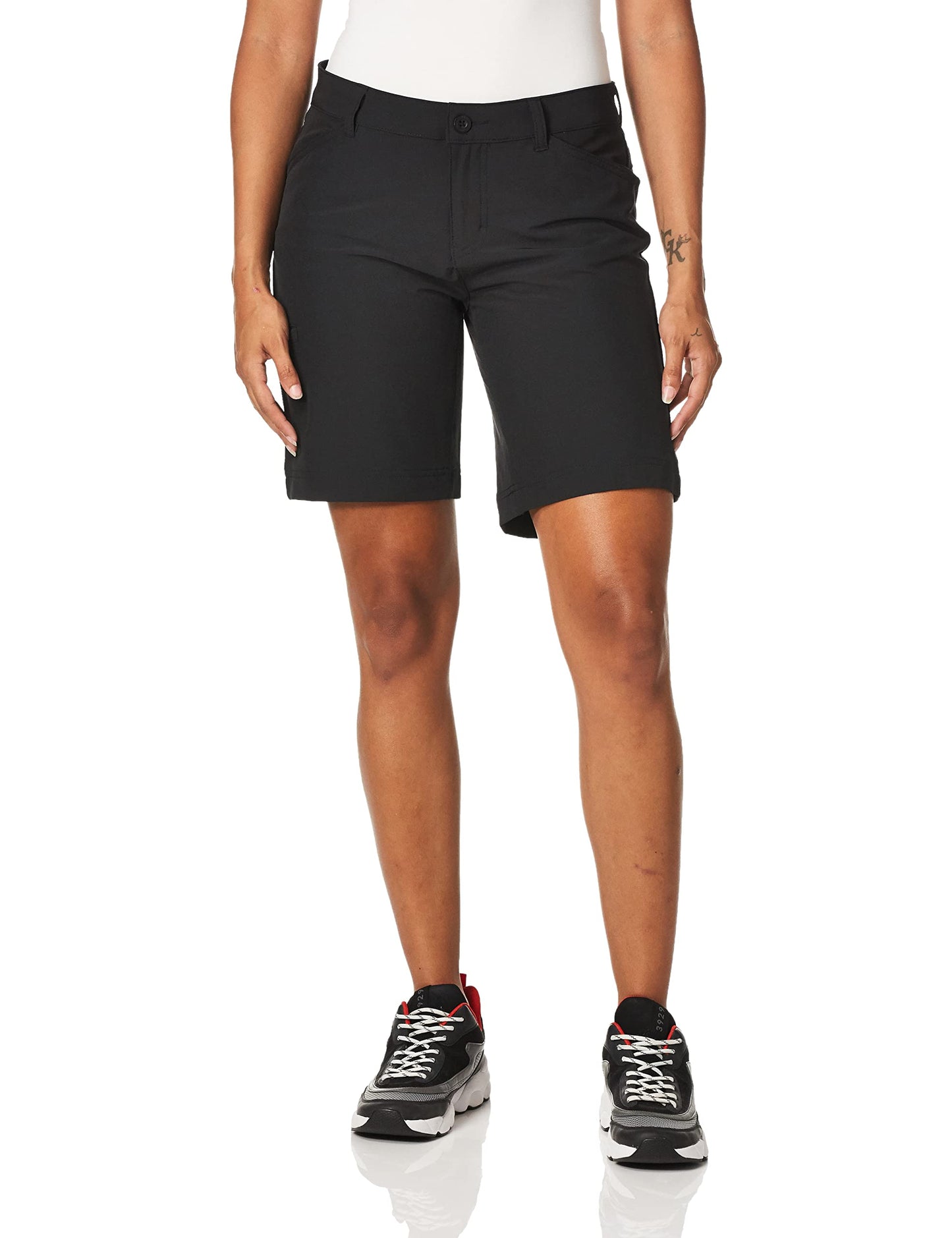Dickies Women's Temp-IQ Stretch Performance Short, Black, 8